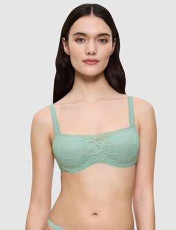 Triumph Body Make-Up Illusion Lace Balconette - Green - E x 85