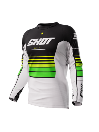 Bluză Motocross Shot Devo Matrix Verde XXL