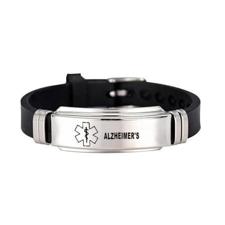 L ketieteellinen h lytys-ID-ranneke - T ydellinen musta one size Black