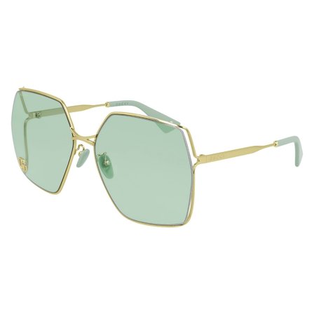 Gucci - Solbriller - Gull - GG 0817S 003 6517