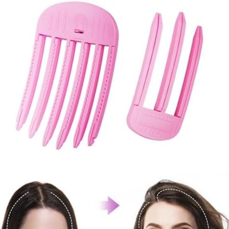 2-pack Vindformad Stylingkam för fluffig lugg, volym och värmefria lockar, snabba hårstylingverktyg för att ge håret volym