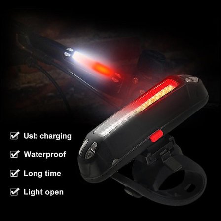 120 Lumen sykkel baklys USB oppladbar vanntett Mtb sykkel baklys Ciclismo