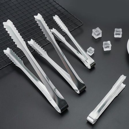 10 stk. Sukkerklemmer i rustfrit stål Mini klemmer til mad slik brød kage [GKS]