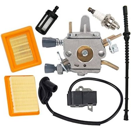 Kaasutin polttoainesuodattimella ja sytytyspuolalla Stihl FS120 FS200 FS250 FS300 FS350 raivaussahaan