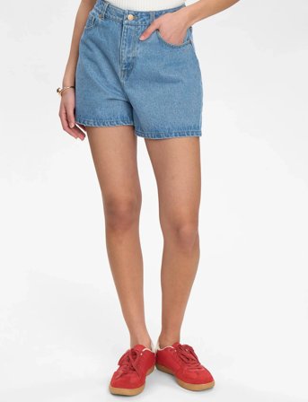 Nümph Nuvirginia Denim Shorts - Blue - 42