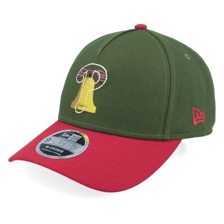 New Era - Verde adjustable Gorra - Philadelphia Phillies City Feature M-Crown Green/Red A-frame Adjustable @ Hatstore