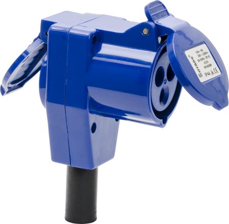 Gelia EZ35 Skjøteuttak for CEE og Schuko, Stikkontakter & kabler