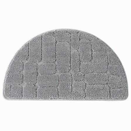 Kylpyhuoneen matto, liukumaton, vedenimevä, pehmeä matto (40x68cm, harmaa)