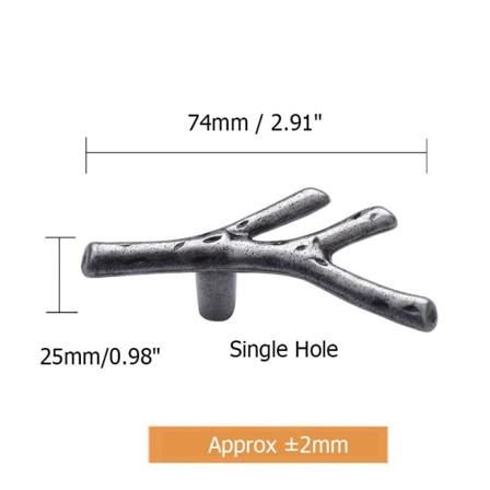 Mote Tregren Møbelhåndtak 96 mm 128 mm Svart Sølv Bronse Kjøkkenskap Håndtak Skuffeknapper Silver Single Hole
