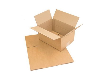 Boxon Wellpapplåda 470x370x330/280mm - Lyreco - Emballage och lagerutrustning - Lådor och well - Welllådor 1-lag - 370-500 mm