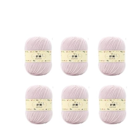 6 stk. Kamgarn fra Yarn DIY B