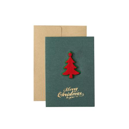 Pakke med 8, Juletræ Snemand 3D Vintage Perlemorspapir Ch