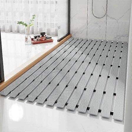 Duschrum Badrum Halkfri Fotmatta Hushåll Vattentät Anti-fall Badrumsmatta