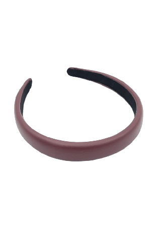 Complement Diadem 2 Cm, Skinnimitation Hårband Dam Röd 7-10 liter