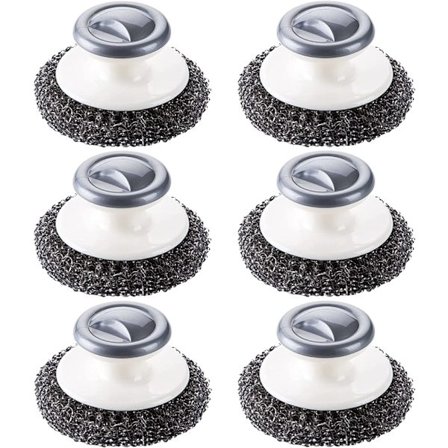 Rostfri skrubb med handtag, kraftiga rengöringstillbehör