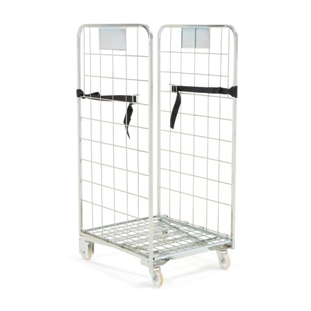2-seitiger Rollcontainer GILBY, 400 kg Belastung, 800x700x1580 mm