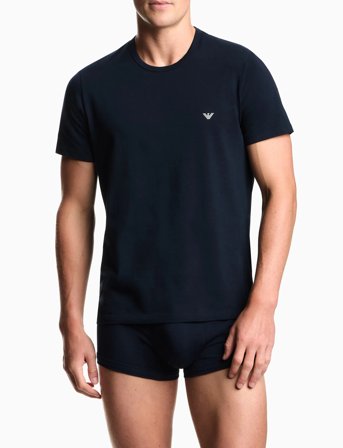 Emporio Armani 2 Pack Top - Navy - S
