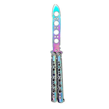 1 stk Butterfly Sharp Tool Sløv Sikkerhet Uskarp Pocket Blunt Balisong Treningsverktøy