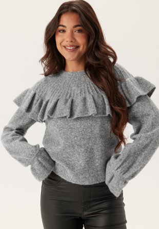 Happy Holly-Flounce Sweater-32/34