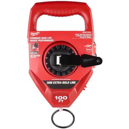 Milwaukee 4932471634 Snörslå 30 m, Mått & vattenpass