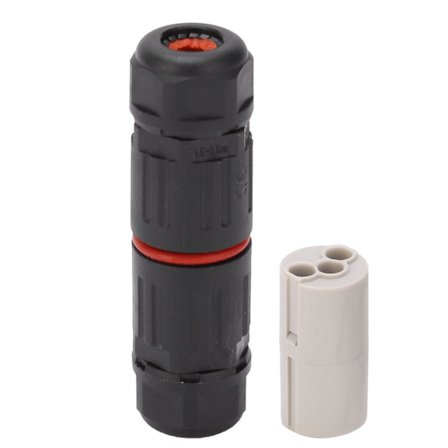 IP68 Vanntett Ledningskobling PA66 Flammehemmende Ledning til Ledning Adapter Lampe Tilbehør CDFM3