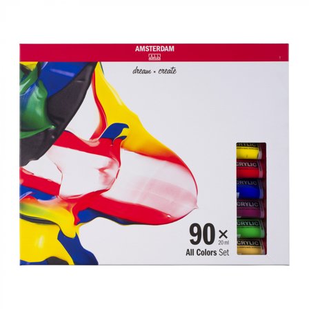 Amsterdam Akrylfärg Standard Set 90 x 20 ml