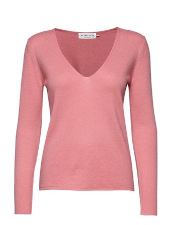 Wool & Cashmere Pullover Ls Villapaita Vaaleanpunainen Rosemunde