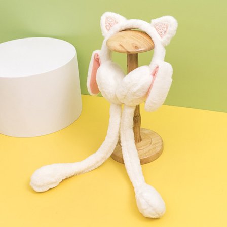 Kanin luftpude ørevarmere fleece ørevarmere ørevarmere ørevarmere vinter ørevarmere vinter pandebånd løbebånd pandebånd tegneserie ørevarmere 