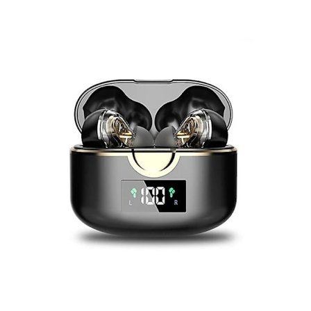 Til Samsung Galaxy S22 Ultra S21 FE S22+ Trådløse Hovedtelefoner Bluetooth V50 Headset Sport Earbud(sort)