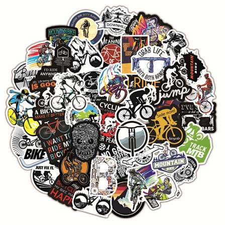 50 st Mountainbike Graffiti Stickers Laptop Gitarr Bagage Skate