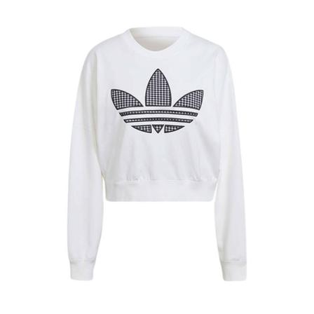 Adidas Originals Loose Sweatshirt With Trefoil Application , Wit , Dames , Maat: M
