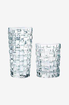 Nachtmann - Set Bossa Nova Bar Tumbler, set i 12 delar - Transparent - Drinkglas & shotglas - Från Homeroom