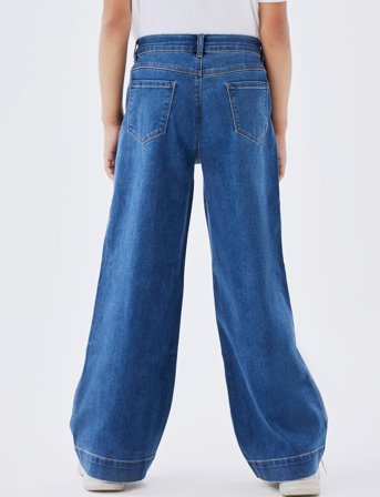 name it Nkfrose Hw Wide Jeans 1356-On Noos - Blue - 146