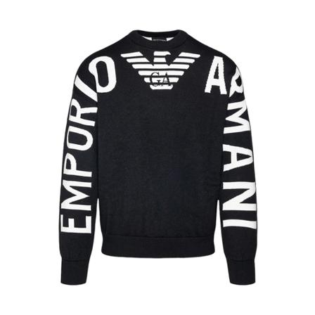 Emporio Armani Sweatshirts Sort, Herre