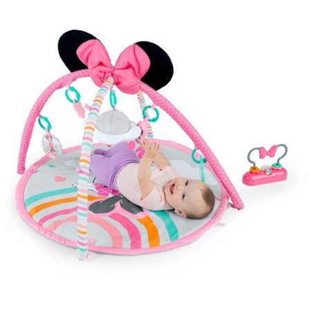 Disney Baby MINNIE MOUSE lekmatta - LJUS STARTAR - Forever Besties - Med musik och ljus - Rosa - Nyfödda och mer