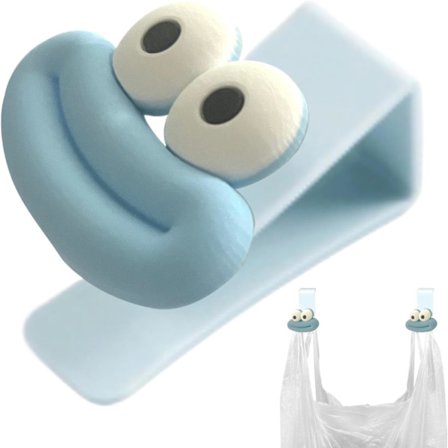 7,5x2,5x4,5cm Fäste för Sopsäckshållare för Papperskorg Stilrena Sopsäcksklämmor Kraftiga Soptunnklämmor Halkfri Design för Sopsäckar och Kläder