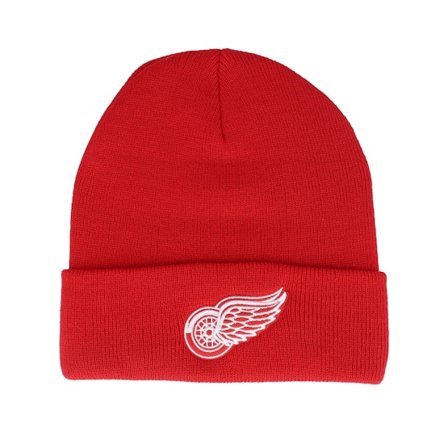 American Needle - NHL Rød cuff Beanie - Detroit Red Wings Terrain Knit Solid Red Cuff @ Hatstore