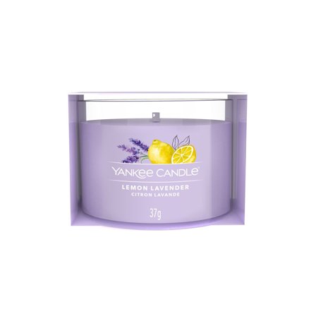 Yankee Candle Filled Votive Candles Lemon Lavender - Candela Profumata