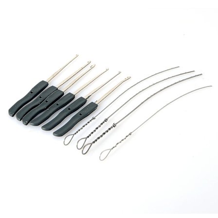 Sett med nøkkeluttrekkere - 10 deler Låsesmedverktøy for å fjerne ødelagte nøkler