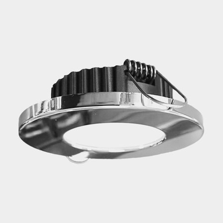 Kattovalaisin Casolux Rikke Downlight, pintakiinnitys, muovi, harmaa, LED, 10 - 32 V, 1.3 W, valkoinen valo