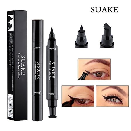Black Winged Wing Eyeliner Stämpel Vattentät Eye Liner Penna Flytande