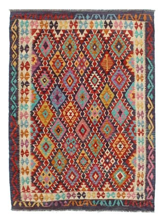Alfombra Kilim Afghan Old Style 183X233 (Lana, Afganistán)