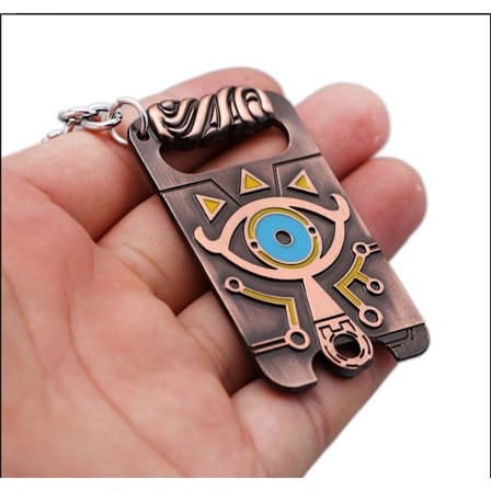 Multikulturell nyckelring för Zelda-fans, flerfärgad