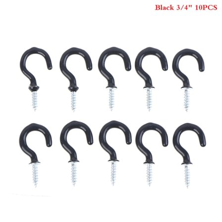 10 stk. krus skulderbøjle kop kroge Heavy Duty indskruningsloft