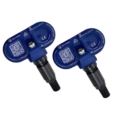 2st Bluetooth TPMS Sensor 1490701-01-B för Tesla Model 3 Y X S 2020-2024 Däcktryckssensor Monit