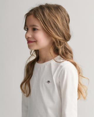 GANT - Kids Longsleeve med Shield-logo - Unisex - 92