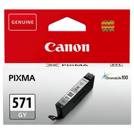CANON Bläckpatron CLI-571GY (0389C001), grå, singelpack, standardkapacitet - Lyreco - Toner och bläck - Bläckpatroner - Bläckpatroner Canon
