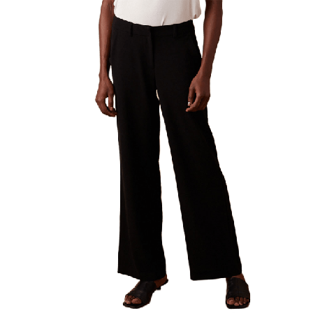Marville Road Ingrid Stretch Crepe Trousers Byxor Dam Svart 44