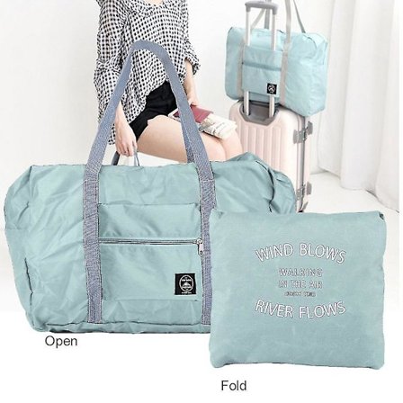 Foldbar Opbevaringspose Vandtæt Bagage Rejse Indkøb