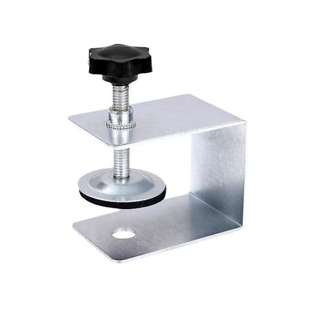 Universelle C-klem for skapmontering, stålklemmer for skuffefrontmontering, skuffepanelklemmer, 2-pakning